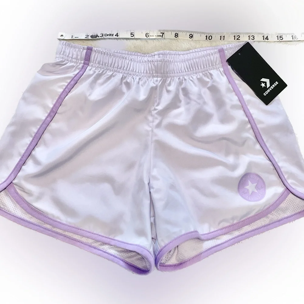 NWT Youth Girls' CONVERSE High Rise Active Shorts